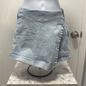 Denim skort